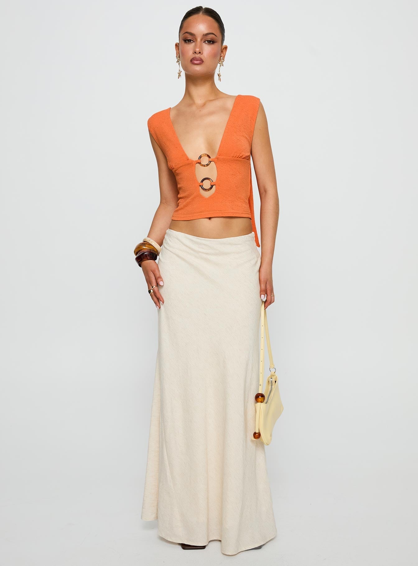Steward Top Orange