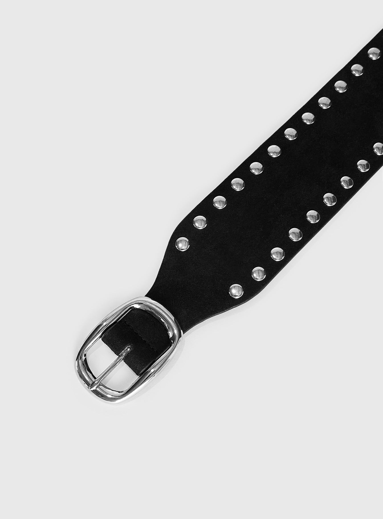Spheres Stud Belt Black