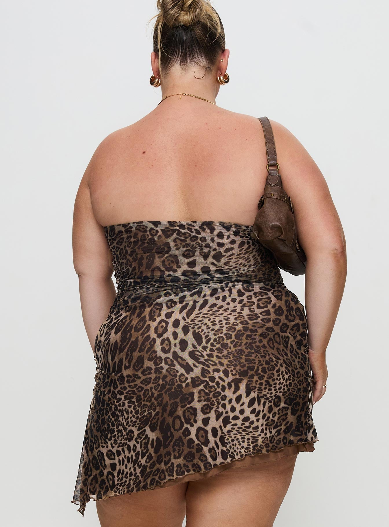 Donelli Mini Dress Leopard Curve