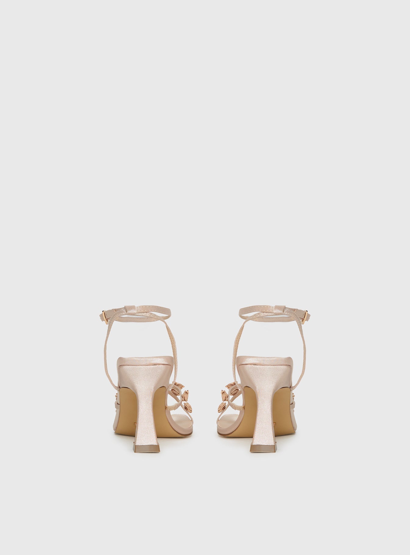 Billini Brynlee Heels Champagne Satin