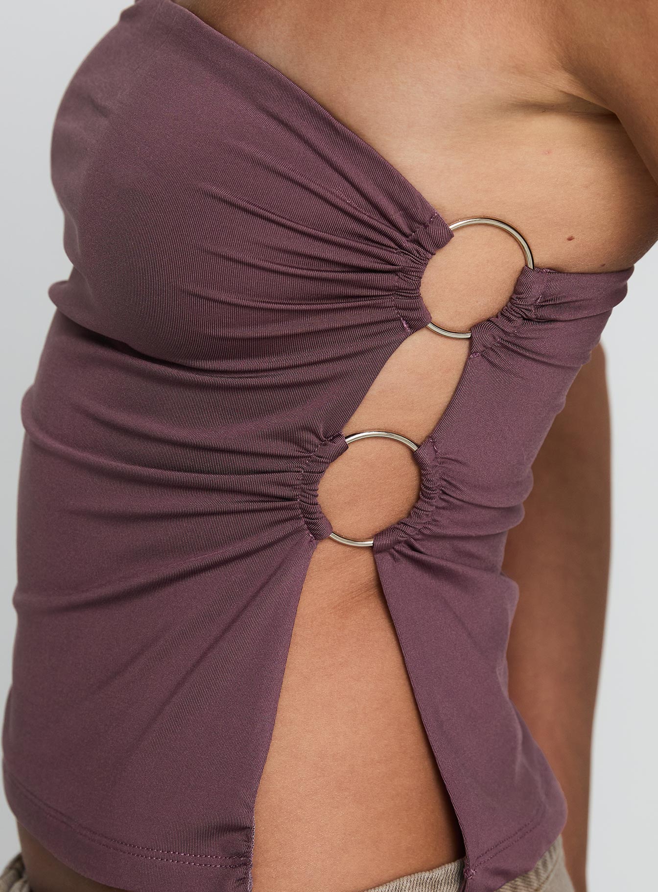 Round The World Strapless Purple
