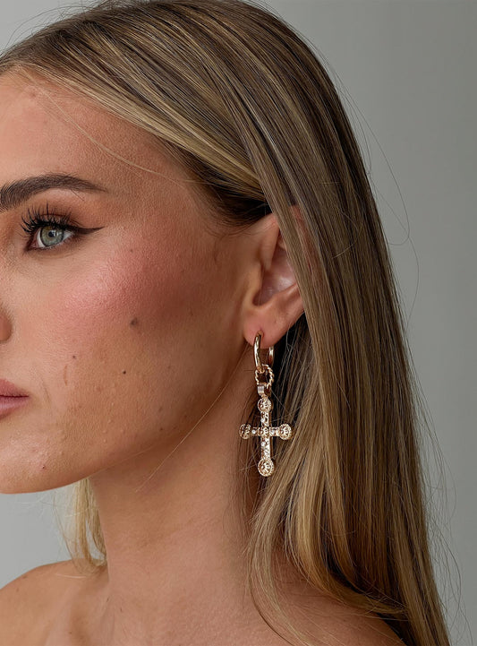 Captivated Earrings Gold