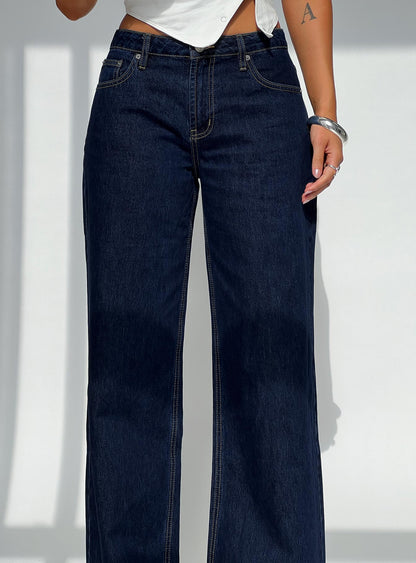 Darla Low Rise Straight Jean Dark Wash Petite
