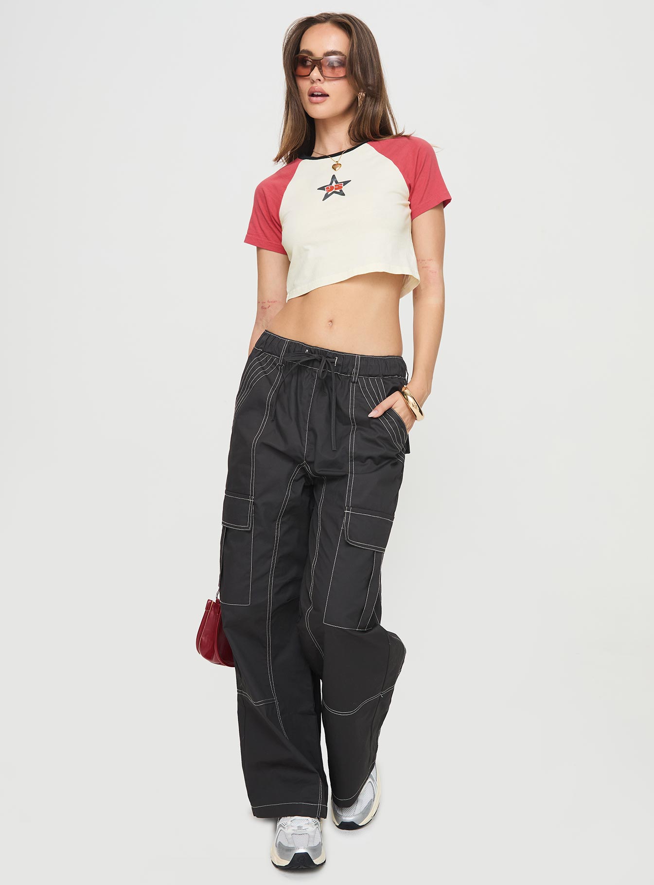 Soria Cargo Pants Black