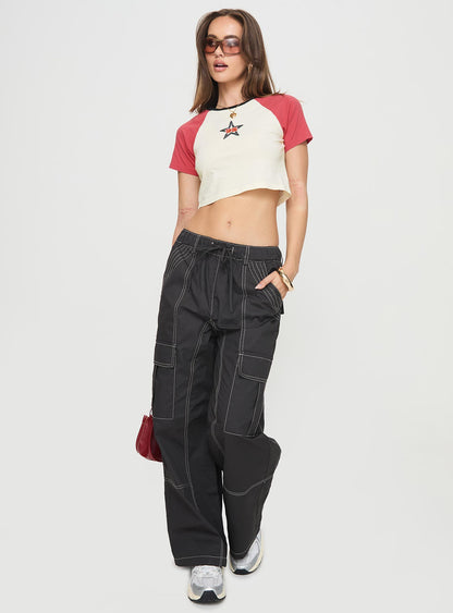 Soria Cargo Pants Black