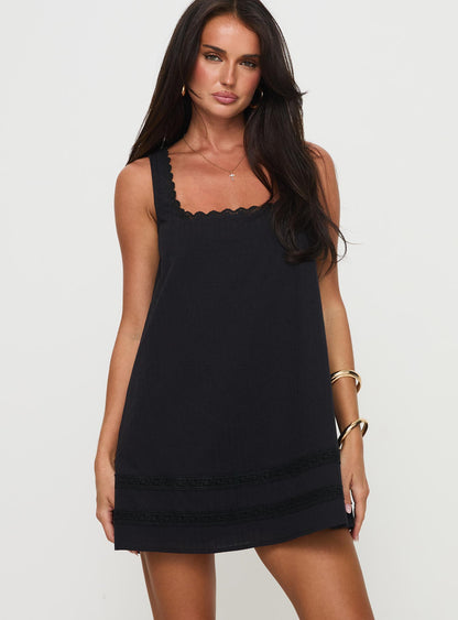 Alanah Mini Dress Black Tall