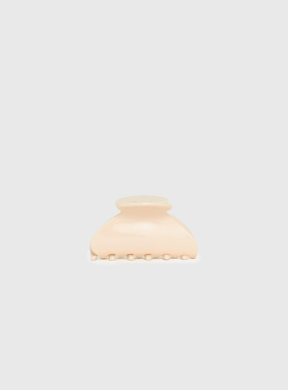 Charls Claw Clip Beige