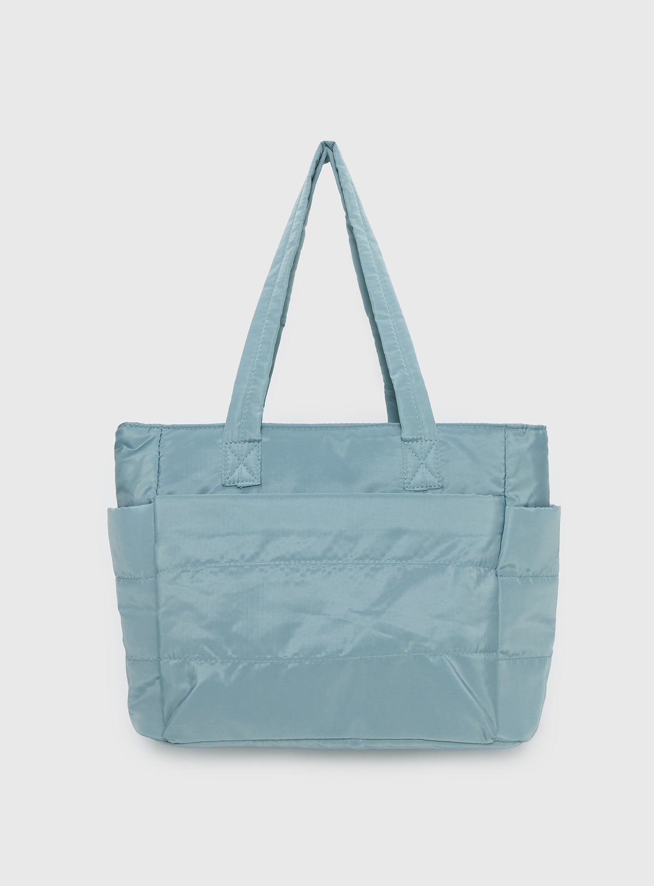 Delicacy Puff Tote Bag Blue