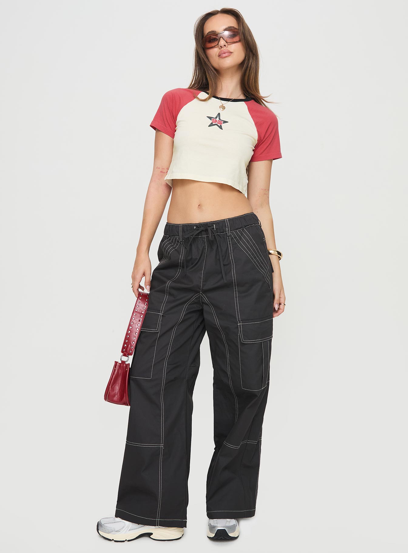 Soria Cargo Pants Black