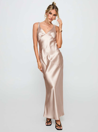 Northern Star Maxi Dress Champagne