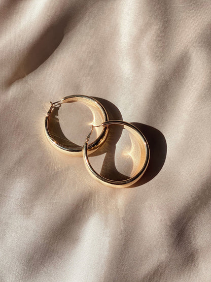Raskin Hoop Earrings Gold
