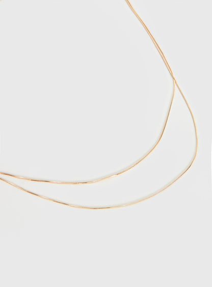 Dressed Up Dainty Chain Belt Gold
