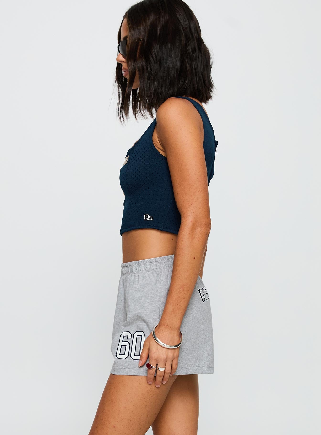 UC San Diego Jersey Corset Top Blue
