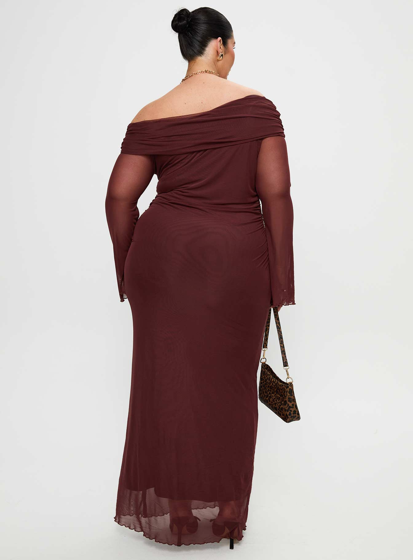 Consideration Maxi Dress Chocolate Curve