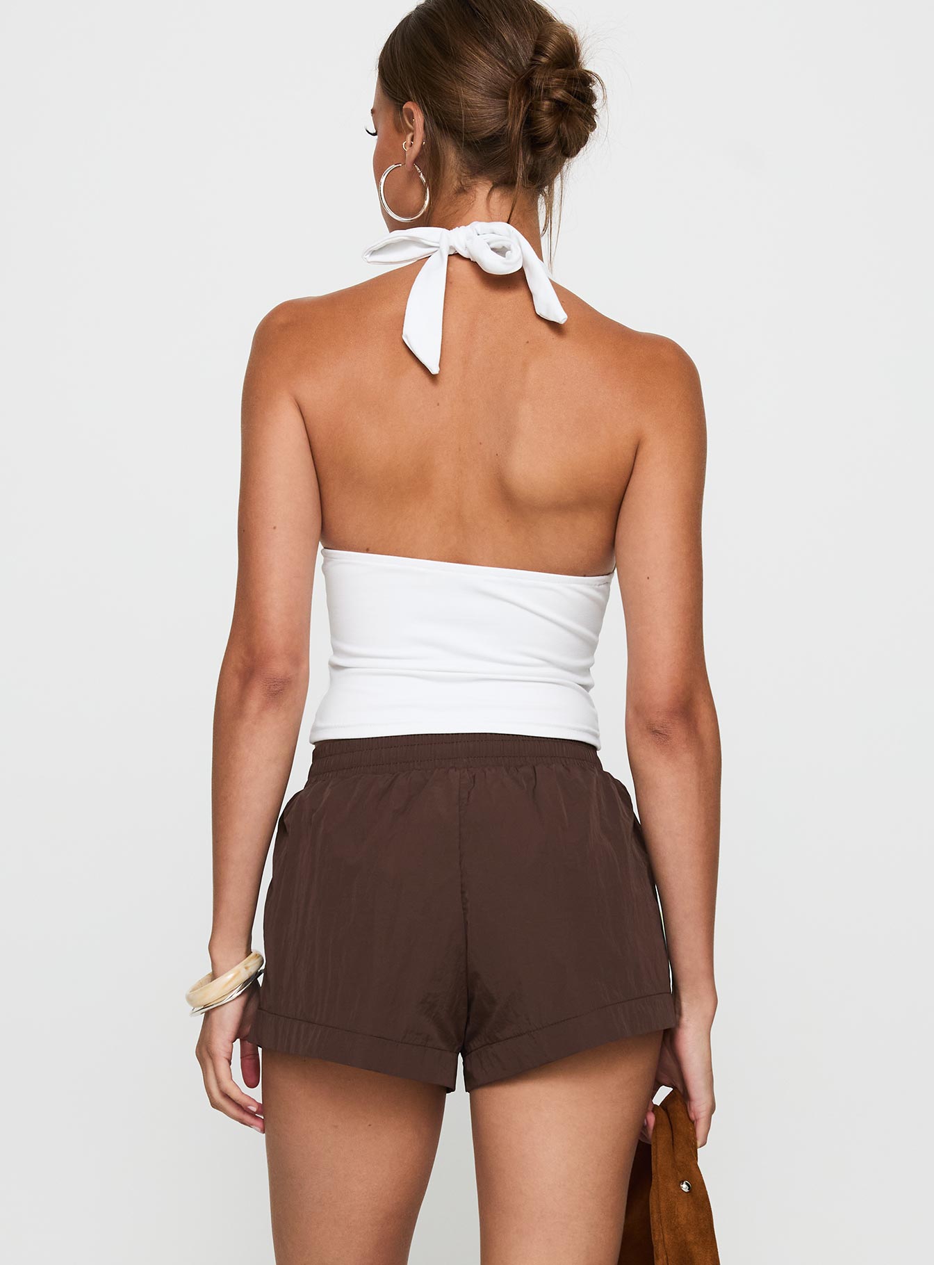 Borderline Track Short Brown / Blue