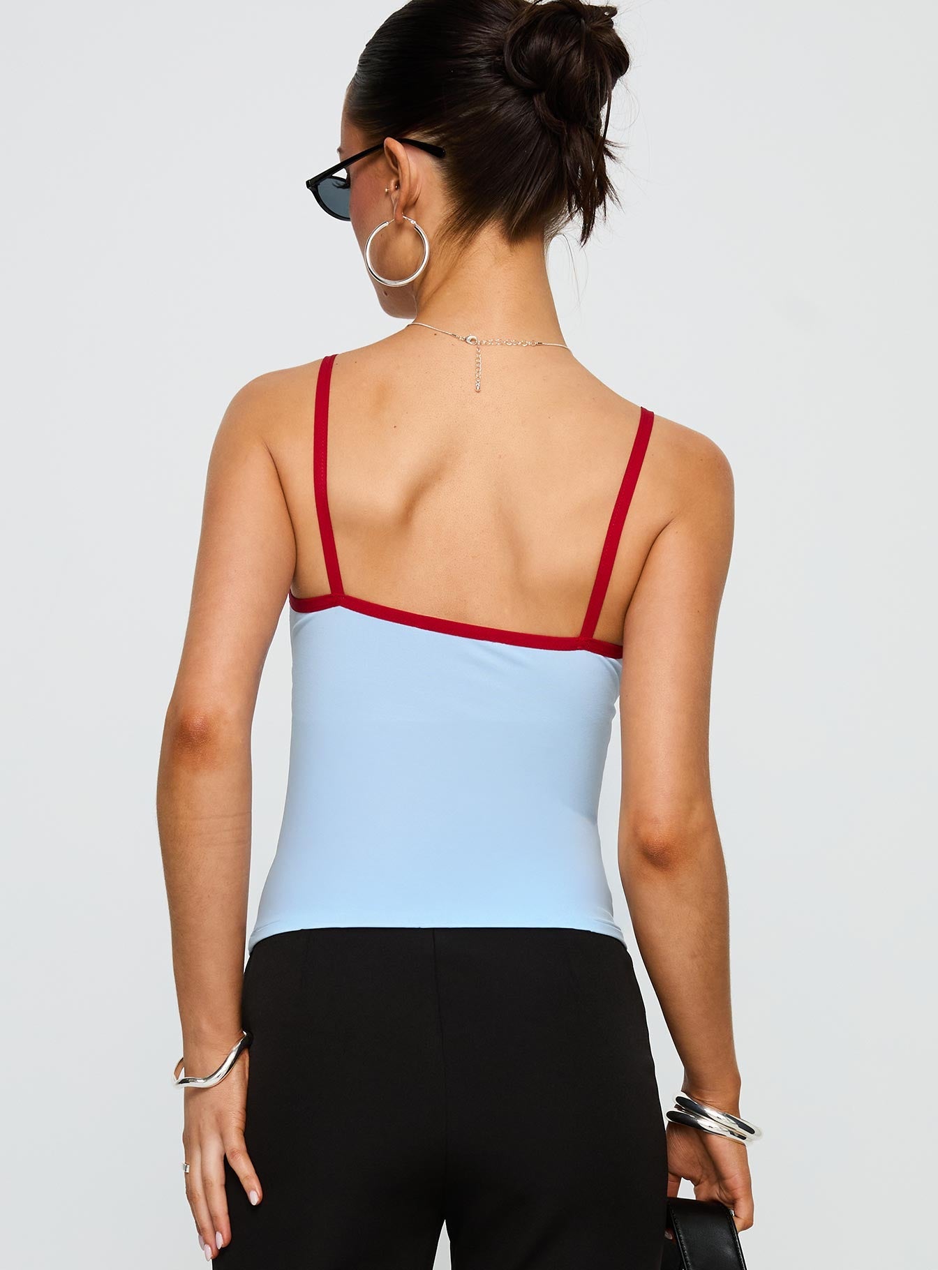 Tiera Top Blue / Red