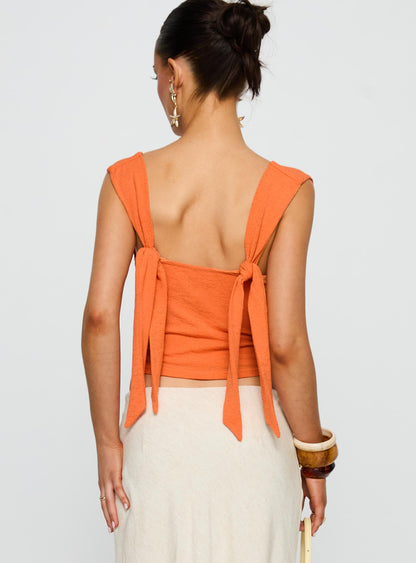 Steward Top Orange