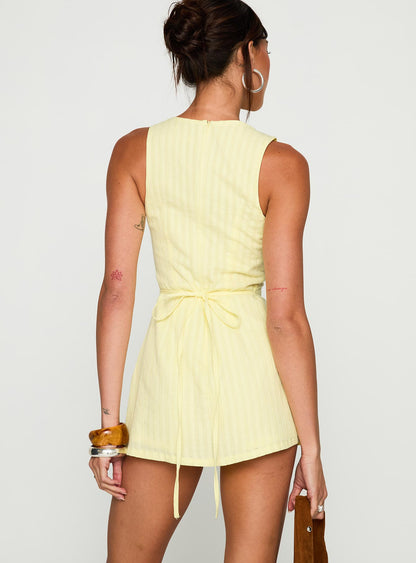 Yumiko Romper Yellow