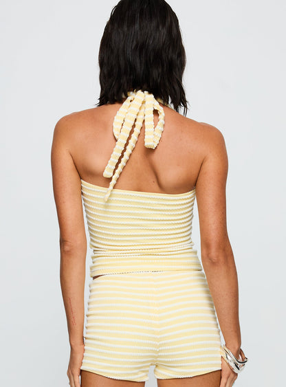 Dreaming Of Me Top Yellow Stripe