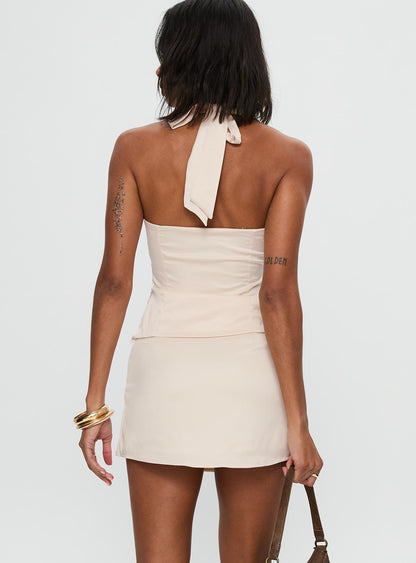 Ellesandra Halter Set Cream