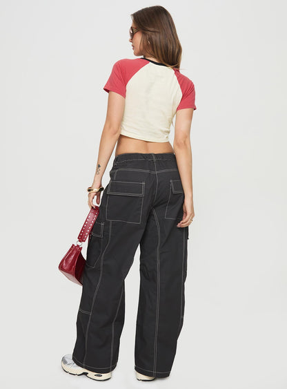 Soria Cargo Pants Black