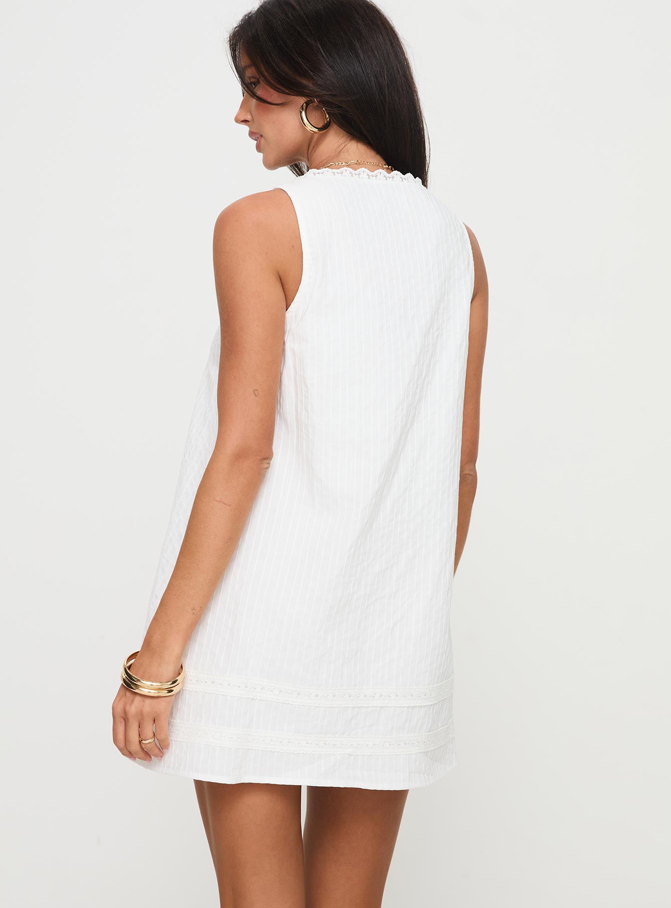 Alanah Mini Dress White Petite