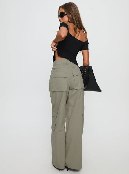 Companions Cargo Slack Pant Khaki
