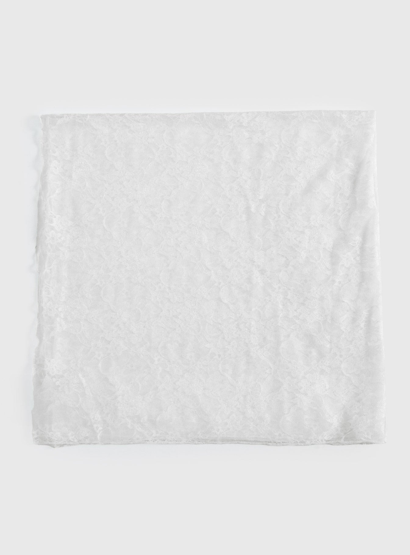 Nellie Hair Scarf White Lace