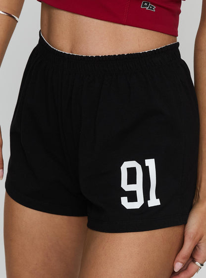 Stanford Soffee Shorts Black