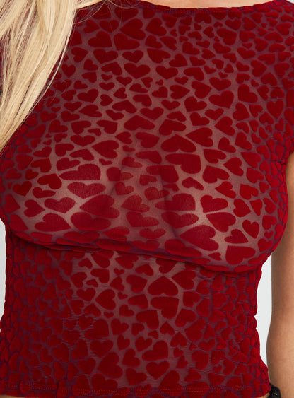 Nova Top Maroon