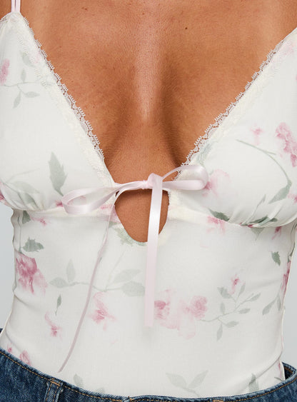 Final Fantasy Bodysuit Multi Floral