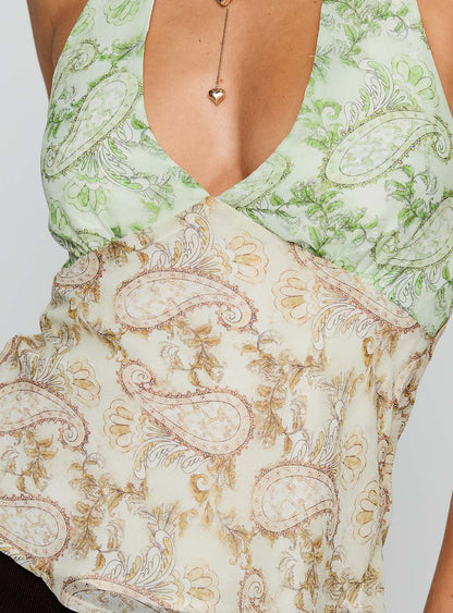 Amalthea Top Multi Paisley