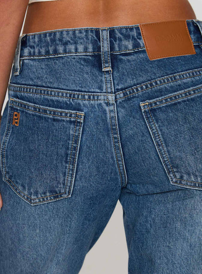 Better Half Low Rise Straight Leg Jeans Horizon Blue