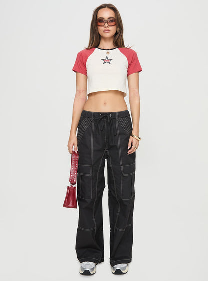 Soria Cargo Pants Black