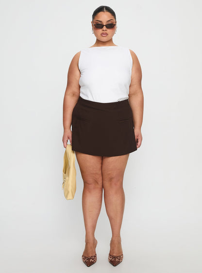 Anette Skort Chocolate Curve