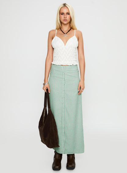 Clued In Frill Detail Top White