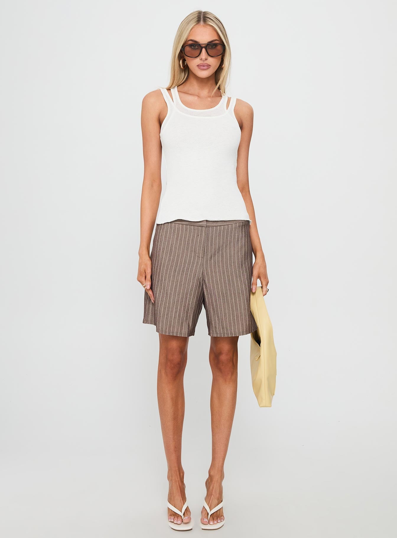 Ceyla Layered Tank White