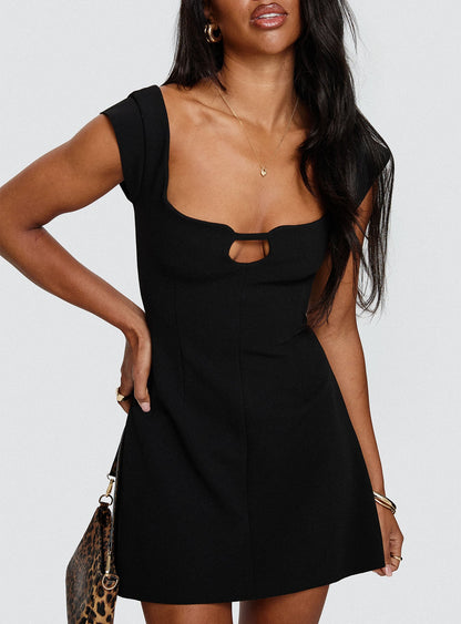 Sylvette Mini Dress Black