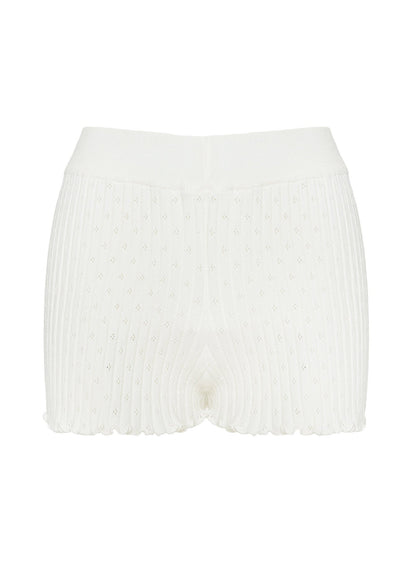 Girl Gone Wild Shorts White